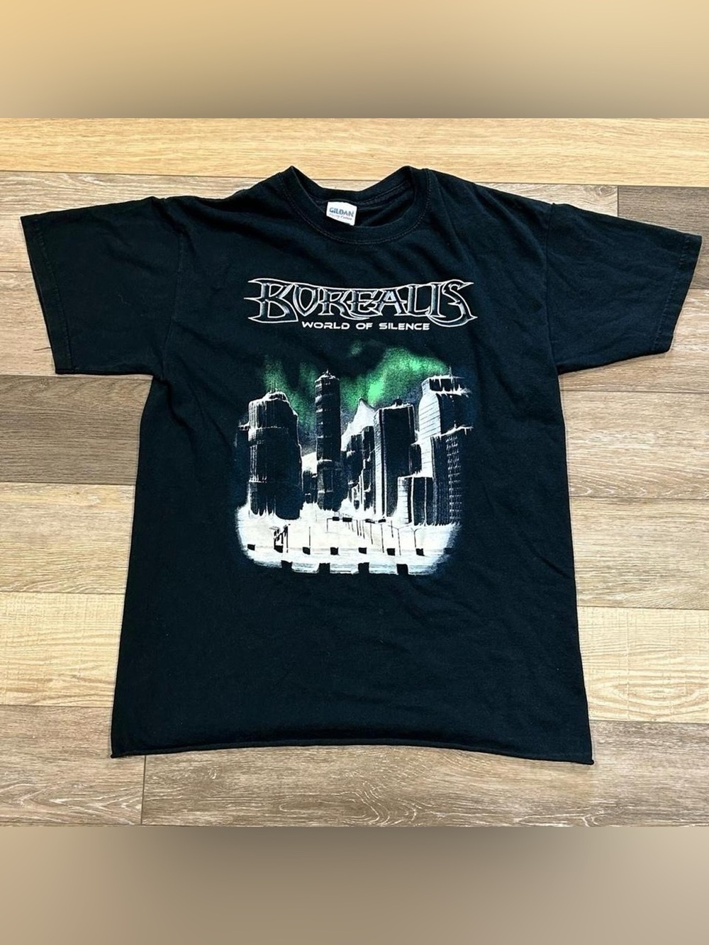 Borealis "World of Silence" Graphic Kids Tee - Black